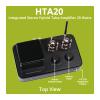 Dayton Audio HTA20 Integrated Stereo Hybrid Hi-Fi Vacuum Tube Class A/B Amplifier 20 Watts RMS with Subwoofer Output, Headphone Output, Bluetooth 5.0 and USB DAC (HTA20) view 2