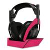 MightySkins Skin Compatible with Astro A50 Wireless Headphones + Base Station (Gen 4) - Pink Pleather | Protective, Durable, and Unique Vinyl Decal wrap Cover | Easy to Apply | Made in The USA view 1