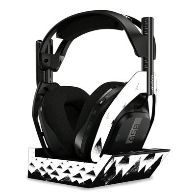 MightySkins Skin Compatible with Astro A50 Wireless Headphones + Base Station (Gen 4) - Black Hills | Protective, Durable, and Unique Vinyl Decal wrap Cover | Easy to Apply | Made in The USA
