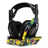 MightySkins Skin Compatible with Astro A50 Wireless Headphones + Base Station (Gen 4) - Peace Smile | Protective, Durable, and Unique Vinyl Decal wrap Cover | Easy to Apply | Made in The USA view 1