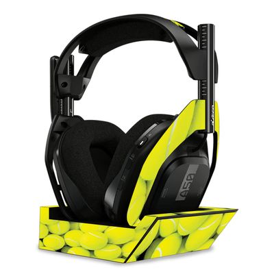 MightySkins Skin Compatible with Astro A50 Wireless Headphones + Base Station (Gen 4) - Tennis is Life | Protective, Durable, and Unique Vinyl Decal wrap Cover | Easy to Apply | Made in The USA