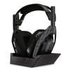 MightySkins Skin Compatible with Astro A50 Wireless Headphones + Base Station (Gen 4) - Black Gator Skin | Protective, Durable, and Unique Vinyl Decal wrap Cover | Easy to Apply | Made in The USA view 1