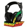 MightySkins Skin Compatible with Astro A50 Wireless Headphones + Base Station (Gen 4) - Rasta Lion | Protective, Durable, and Unique Vinyl Decal wrap Cover | Easy to Apply | Made in The USA view 1