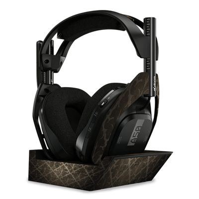 MightySkins Skin Compatible with Astro A50 Wireless Headphones + Base Station (Gen 4) - Vintage Elegance | Protective, Durable, and Unique Vinyl Decal wrap Cover | Easy to Apply | Made in The USA