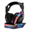 MightySkins Skin Compatible with Astro A50 Wireless Headphones + Base Station (Gen 4) - Rainbow Waves | Protective, Durable, and Unique Vinyl Decal wrap Cover | Easy to Apply | Made in The USA view 1