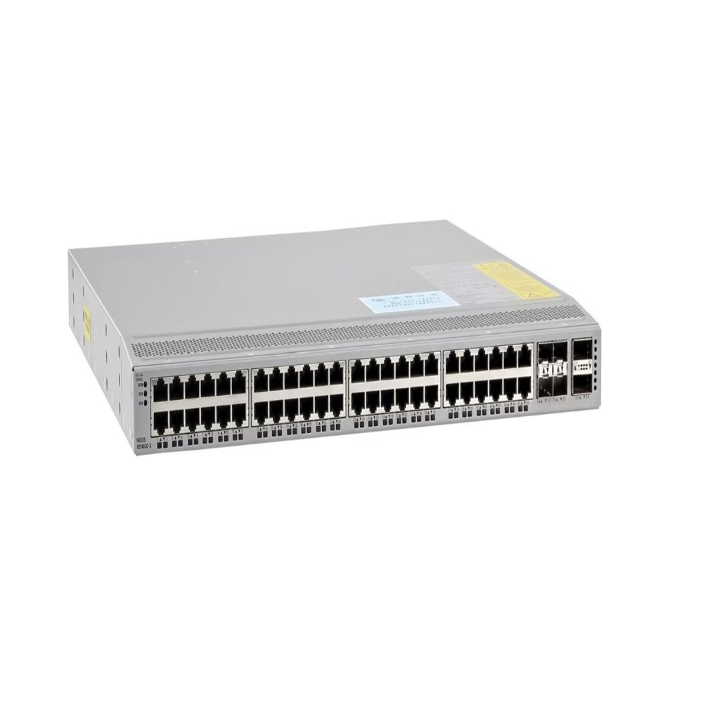 Cisco Nexus N9K-C92348GC-X 48P 100M/1GT 4P 10/25G & 2P 40/100G QSFP28 Ethernet Switch (Renewed)
