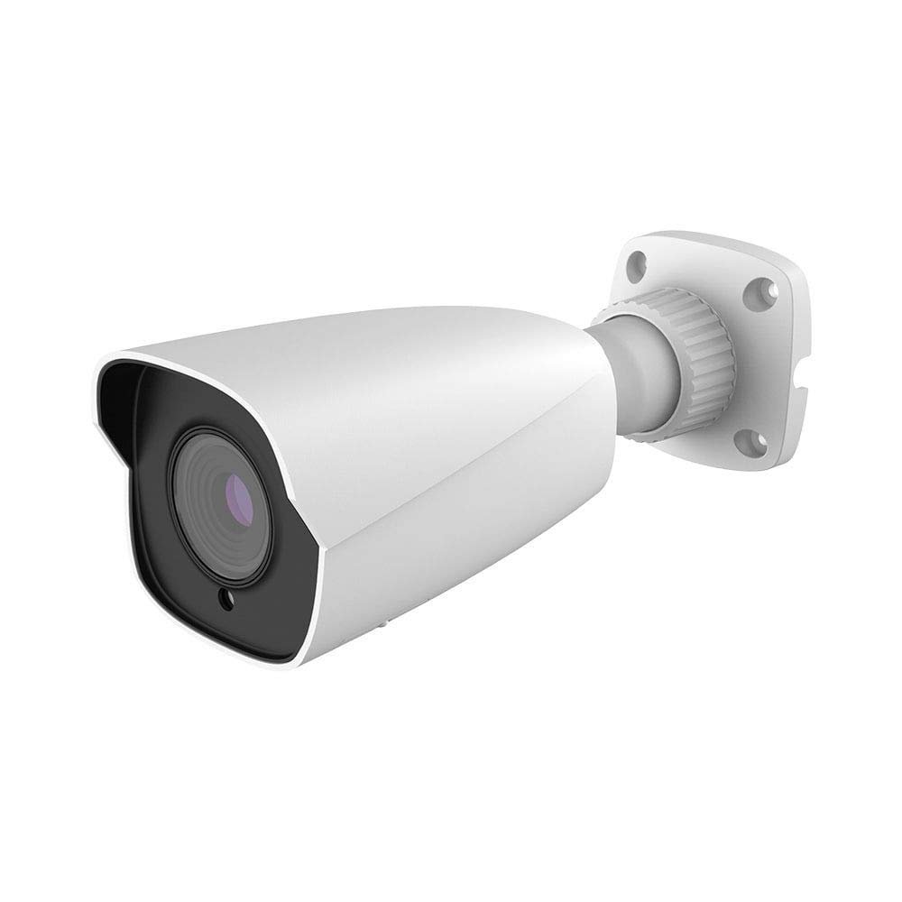 Titanium IP-5IR8E3B3-MZ 8MP HD AI Bullet Network Camera, 2.8-12mm Motorized Lens, 8MP @30FPS True WDR VCA FD PC Audio/Alarm SD Slot NDAA Compliant Security IP Camera