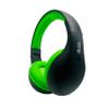 THINGS AUDIO Portable Personal FM Radio Headphones Pull-Out Antenna for Great Reception, Walking, Jogging, Relaxing, School, Talk Radio - Powered by 2AA Batteries (Not Included) (Black & Lime Green) view 2