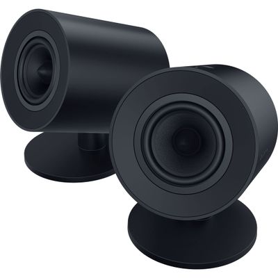 Razer Nommo V2 X - Full-Range 2.0 PC Gaming Speakers: THX Spatial Audio - Rear-Facing Bass Ports - Two 3 Full-Range Drivers - Max Sound Pressure Level 96dB - Wireless Control Pod