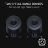 Razer Nommo V2 X - Full-Range 2.0 PC Gaming Speakers: THX Spatial Audio - Rear-Facing Bass Ports - Two 3 Full-Range Drivers - Max Sound Pressure Level 96dB - Wireless Control Pod view 2
