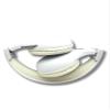 THINGS AUDIO FM Radio Headphones Pull-Out Antenna for Great Reception, Walking, Jogging, Relaxing, School, Talk Radio - Powered by 2AA Batteries (Not Included) (White) view 3