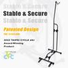 CyclingDeal Upright Bike Stand Floor - Vertical & Horizontal Bicycle Stand Bicycle Storage - Safe & Secure Bike Storage Rack - for Wheels Sizes up to 29" - Bike Rack Garage Bicycle Rack - Classic view 3