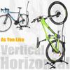 CyclingDeal Upright Bike Stand Floor - Vertical & Horizontal Bicycle Stand Bicycle Storage - Safe & Secure Bike Storage Rack - for Wheels Sizes up to 29" - Bike Rack Garage Bicycle Rack - Classic view 4