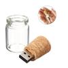 10 PCS Drift Bottle USB Flash Drive Memory Stick Transparent Glass Thumb Drive (USB2.0 4GB) view 4