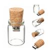 10 PCS Drift Bottle USB Flash Drive Memory Stick Transparent Glass Thumb Drive USB3.0 8GB (USB3.0 8GB) view 2