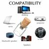 10 PCS Drift Bottle USB Flash Drive Memory Stick Transparent Glass Thumb Drive USB3.0 8GB (USB3.0 8GB) view 3