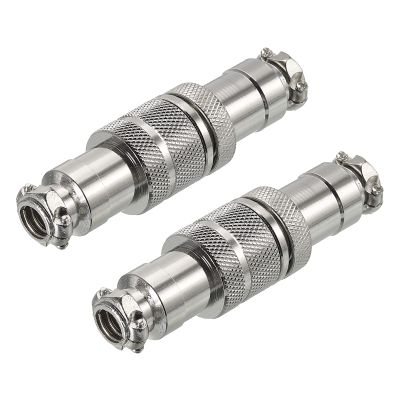 MECCANIXITY 2pcs Aviation Connector GX20 6 Pins 20mm Male Female Wire Panel Aviation Connector Plug Socket for Aviation, High-Speed Rail, Ships