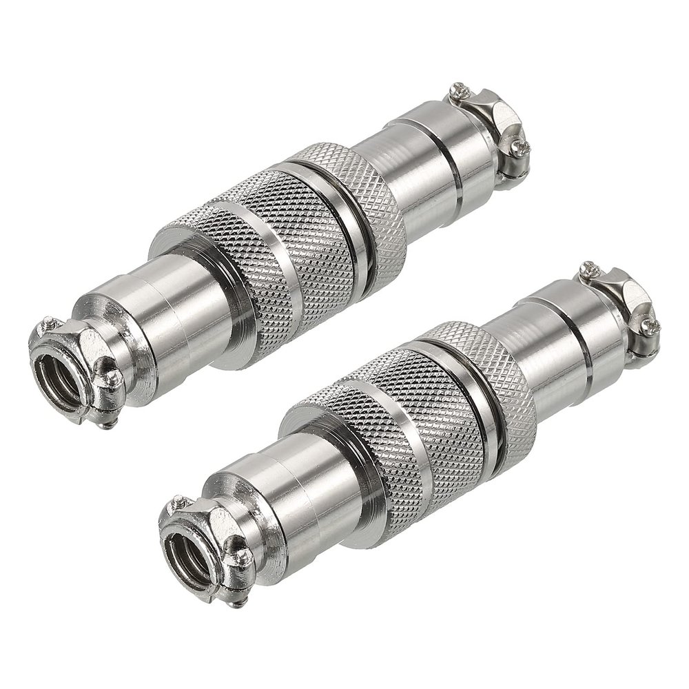 MECCANIXITY 2pcs Aviation Connector GX20 6 Pins 20mm Male Female Wire Panel Aviation Connector Plug Socket for Aviation, High-Speed Rail, Ships