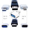 1GB USB Flash Drives Memory Sticks Thumb Drive with OTG & Type C/USB C Adaptor (Black) view 2