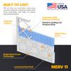 BNX TruFilter 20x20x1 Air Filter MERV 11 (6-Pack) - MADE IN USA - Allergen Defense Electrostatic Pleated Air Conditioner HVAC AC Furnace Filters for Allergies, Dust, Pet, Smoke, Allergy MPR 1200 FPR 7 view 4