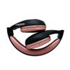 THINGS AUDIO Portable Personal FM Radio Headphones Pull-Out Antenna for Great Reception, Walking, Jogging, Relaxing, School, Talk Radio - Powered by 2AA Batteries (Not Included) (Black & Rose Gold) view 2