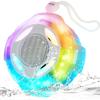comiso Shower Bluetooth Speaker, Waterproof Bluetooth Speakers IPX7, Floating Portable Wireless Speaker with LED Light, Loud HD Sound and Bass for Travel Beach Shower, Ideal Gifts for Men and Women view 1