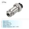 MECCANIXITY 5pcs Aviation Connector GX16 4 Pins 16mm Female Wire Panel Aviation Connector Plug Socket for Aviation, High-Speed Rail, Ships view 3
