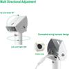 PUYREEINN 1 Pack Surveillance Security Camera Mount Bracket, Universal Camera Wall Mounting for CCTV Security Cameras/IP Cameras/Dome Cameras with J Shape Mount view 4