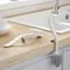 Dishwashing Brush Long Handle Dense Bristles Labor-saving Remove Kitchen Sink Stove Dish Washing Cleaning Brush For Home (Color : Gray) view 3