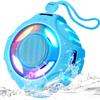 comiso Shower Bluetooth Speaker, IP67 Waterproof Speaker with LED Light, Portable Speakers with True Wireless Stereo, Floating, 2000mAh, Built-in-Mic, Ideal for Travel, Beach, Gifts for Unisex. view 1