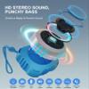 comiso Shower Bluetooth Speaker, IP67 Waterproof Speaker with LED Light, Portable Speakers with True Wireless Stereo, Floating, 2000mAh, Built-in-Mic, Ideal for Travel, Beach, Gifts for Unisex. view 2