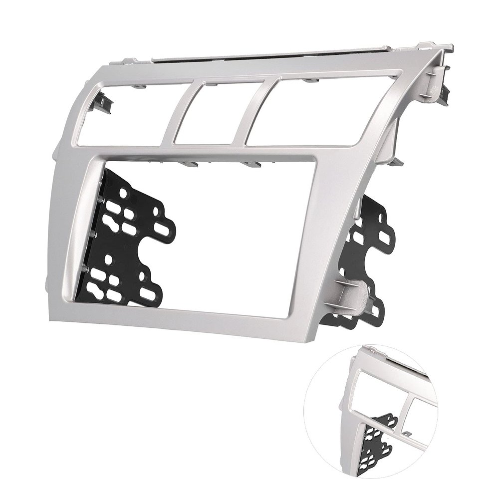 Installation Accessories Harnesses 2Din Audio Fascia Car Stereo Navigation Refitted Dash Panel Kit Frame for Belta Sedan Audio Fascia 2007