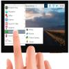 4.3inch DSI Touch LCD Display, 800 x 480 IPS Screen 5-Point Capacitive Touch, 160Viewing Angle, Adjustable Brightness Via Software, for Raspberry Pi 4B/3B+/3A+/3B/2B/B+/A+, Compute Module 4/3/3+ view 1
