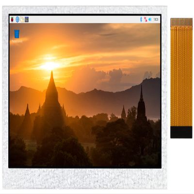 4.3inch DSI LCD Display, 800 x 480 IPS Screen, Thin and Light Design, 160Viewing Angle, Adjustable Brightness Via Software, for Raspberry Pi 4B/3B+/3A+/3B/2B/B+/A+, Compute Module 4/3/3+ (No Touch)
