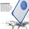 Case for Aligator S5550 Senior Case Compatible with Aligator S5550 Senior Phone Case PC backplane + Silicone Soft Frame Cover [360 Metal Ring, Magnetic Car Mount] CSKB-LAN view 2