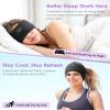 MUSICOZY Sleep Headphones Bluetooth Headband, Sleep Mask With Bluetooth Sleep Headphones, Sports Sleeping Headphones Sleep Earbuds with Ultra-Thin HD Stereo Speakers for Travel Workout, 2 Packs view 4