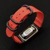 Abanen Nylon Bands for Fitbit Charge 6 / Charge 5, Woven Nylon Quick Dry Band Wrist Strap with Stainless Steel Ring Clasp Adjustable Compatible with Fitbit Charge 5 for Men and Women (Orange) view 3