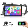 2GB+64GB Android 13 Car Radio Stereo for Kia Optima K5 2011-2015 with Wireless Apple Carplay Android Auto, 9" Touch Screen Car Stereo with AHD Backup Camera GPS Navigation Bluetooth WiFi FM Head Unit view 1