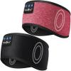 MUSICOZY Sleep Headphones Bluetooth Headband, Sleep Mask with Bluetooth Sleep Headphones, Sports Sleeping Headphones Sleep Earbuds with Ultra-Thin HD Stereo Speakers for Travel Workout, 2 Packs view 1