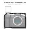 Andoer Camera Cage Aluminum Alloy Camera Video Cage with Dual Cold Shoe Mount Numerous 1/4 Inch & 3/8 Inch Threads Replacement for Canon R5/R6/R6 II view 2