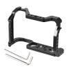 Andoer Camera Cage Aluminum Alloy Camera Video Cage with Dual Cold Shoe Mount Numerous 1/4 Inch & 3/8 Inch Threads Replacement for Canon R5/R6/R6 II view 4
