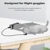 FEICHAO Goggle Power Supply Cable Portable Back Clip Compatible with DJI Goggles 2 (Cable) view 4