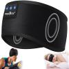 MUSICOZY Sleep Headphones Bluetooth Headband, Sleep Mask with Bluetooth Sleep Headphones, Sports Sleeping Headphones Sleep Earbuds with Ultra-Thin HD Stereo Speakers for Travel Workout, 2 Packs view 2