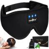 MUSICOZY Sleep Headphones Bluetooth Headband, Sleep Mask with Bluetooth Sleep Headphones, Sports Sleeping Headphones Sleep Earbuds with Ultra-Thin HD Stereo Speakers for Travel Workout, 2 Packs view 3