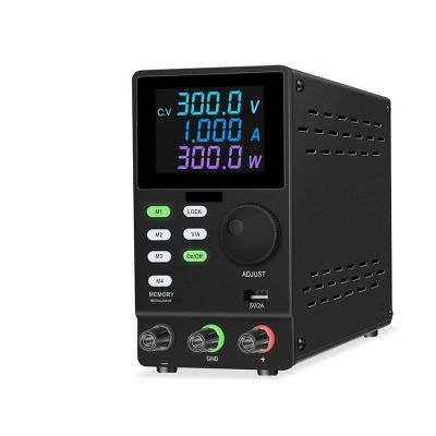 PULME dc Power Supply Programmable Regulated DC Power Supply with 232/USB Port Storage Data Voltage Current Regulator 30V 10A 60V 120V 200V (Color : SPPS3001DR Black, Size : 220V)