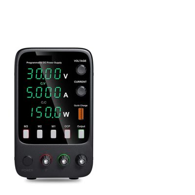 PULME dc Power Supply APS3010H DC Power Supply 30V 10A Lab Programmable Memory Function Adjustable Power Source Voltage Regulator Switch 60V 5A (Color : 0-30V 0-5A)