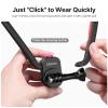 ULANZI Go Quick II Magnetic Neck Mount for Action Camera, One-Click Quick Release Design, Compatible with GoPro Hero 13/12/11, for Insta360 X5/X4/X3/Ace Pro 2, for DJI OSMO Action 5/4/3 Pro view 3