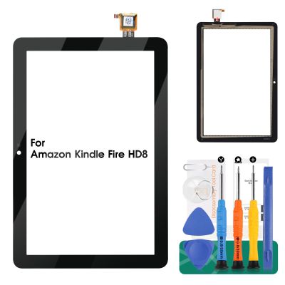 for Amazon HD8 Fire Tablet Screen Replacement for Kindle Fire HD8 Plus 10th 2020 Digitizer for Amazon Fire HD8 10th Gen Touch Screen Replacement K72LL3 K72LL4 (Without LCD Display)