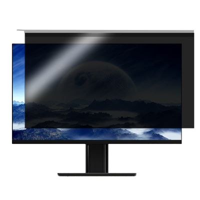 JC JCSKY 18-32 Inch Privacy Screen Filter Panel, Anti Scratch Computer Protector Film Monitor Frame Hanging 16:9/16:10 Data Confidentiality Shield, Blocks 96% UV and 65% Blue Light,25/27in 613x356mm