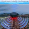 LAFEINA Solar Sound & Strobe Light Alarm 360 Motion Detector, Record 20S Custom Message Siren Security Alert System for Farm Barn Villa (2 Pack, Red) view 4